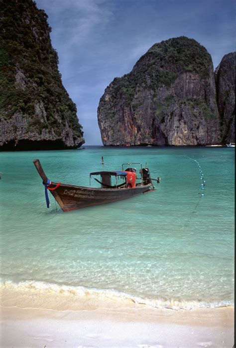 Thailand Maya Maya Beach From The Film The Beach Starring Leonardo