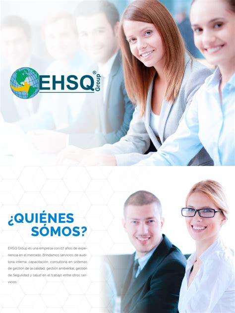 Brochure Ehsq Pdf Calidad Comercial Seguridad Y Salud Ocupacional