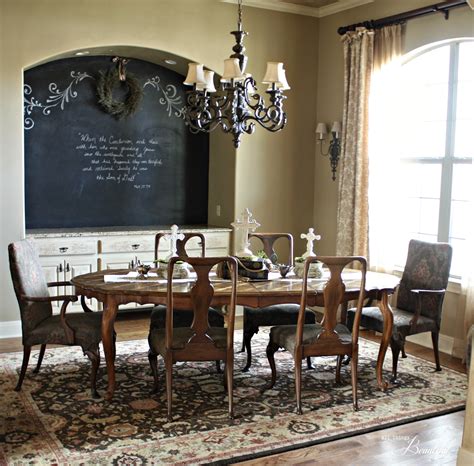 All Things Beautiful Easter Chalkboard Dining Room
