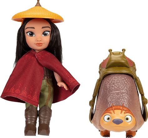 Disney Raya And The Last Dragon Petite Raya Doll And Tuk Tuk