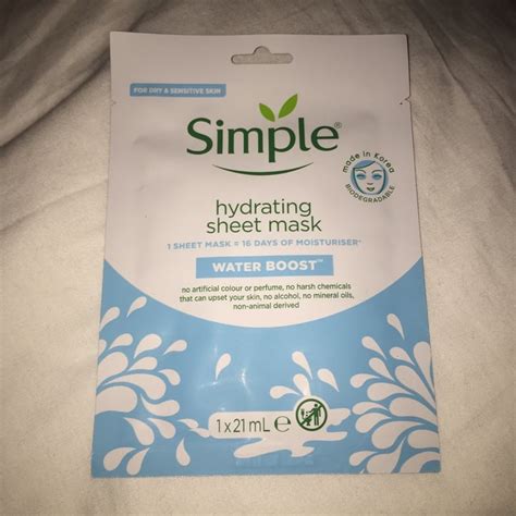 Simple Hydrating Face Mask Review Abillion