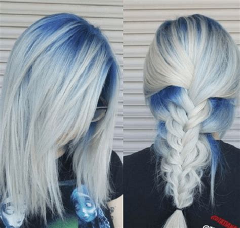 30 Best Silver Blue Hair Options To Make A Statement