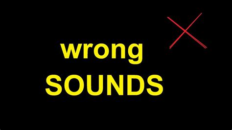 wrong sound effects all sounds youtube