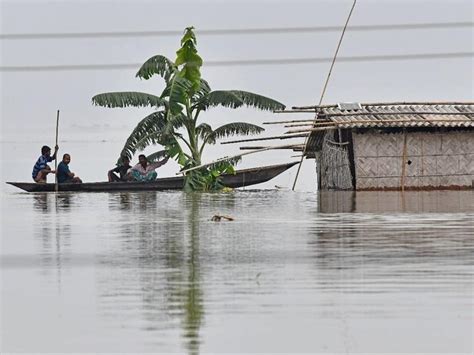 Assam Floods Death Toll Reaches 113 Over 569 Lakh People Affected 626 Relief Camps Set Up