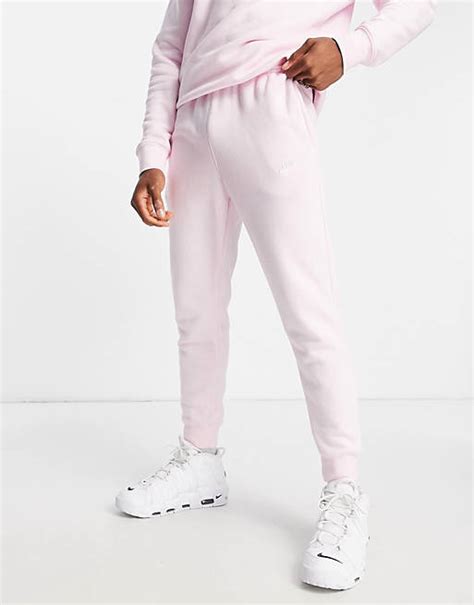 Nike Club Joggers In Pink Foam Asos