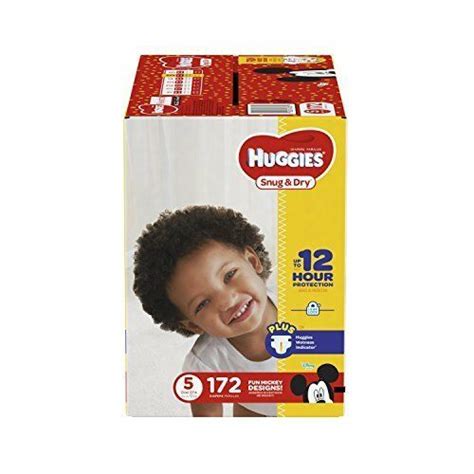 Huggies Snug And Dry Diapers Size 5 For Over 27 Lbs One Month Supply 172