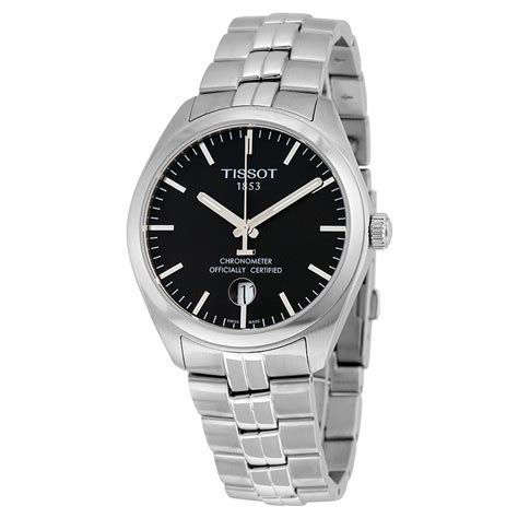 10mm length of strap : Tissot T101.451.11.051.00 PR 100 COSC Mens Quartz Watch