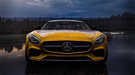 Yellow Mercedes Benz Amg 2020 4k Wallpaperhd Cars Wallpapers4k