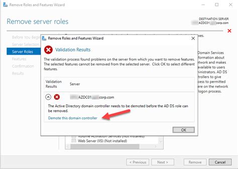 How To Demote Microsoft Windows Server 2019 Domain Controller Virtual