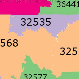 Escambia County Zip Code Map Map