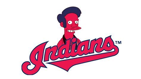 Shared Post Problem Solved Cleveland Indians Mascot Replaced By Apu