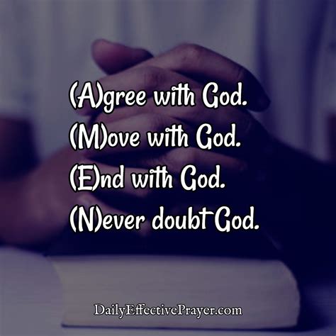Amen I Trust God Prayer Quotes Christian Quotes Inspirational