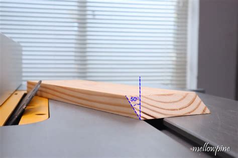 How To Make Bevel Cuts On A Table Saw Any Angle Mellowpine