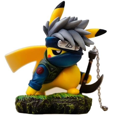 Figurine Kakashi Crossover Pikachu Lunivers Otaku