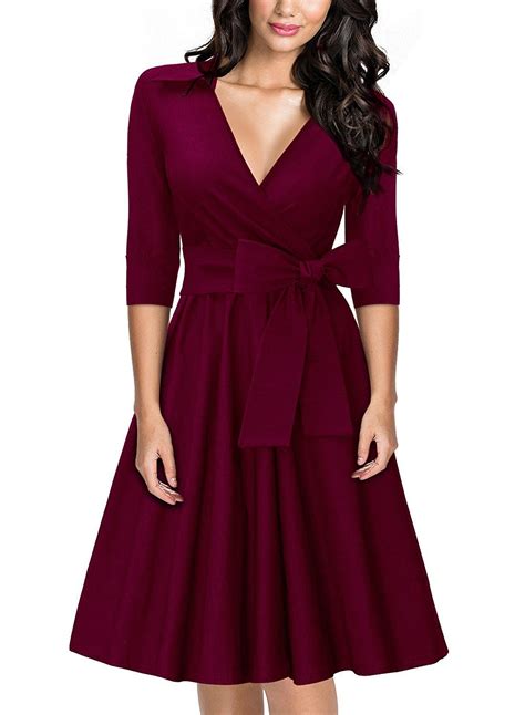MIUSOL Women S Dress Purple 12 Amazon Co Uk Clothing Classy