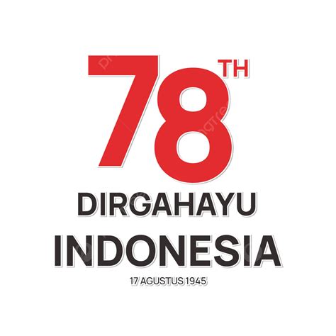 الشعار الرسمي لكوخ ري الجمهورية السعيدة 78 إندونيسيا 2023 صور عالية