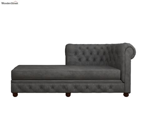 Buy Henry Chaise Lounge Graphite Grey Online In India At Best Price Modern Chaise Lounges