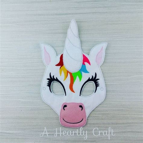 Unicorn Mask Felt Unicorn Mask Unicorn T For Girls Unicorn