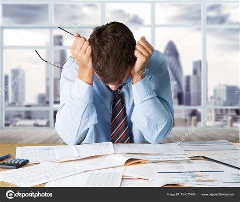 Business Man Tired From Work ⬇ Stock Photo Image By © Billiondigital