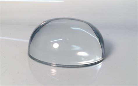 3 1 2 Dome Paperweight Clear Glass