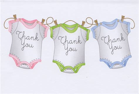 Baby T Thank You Note Cards 9 With Envelopes