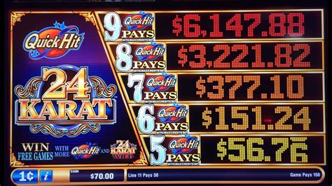 More classic slots will usually have a fixed amount of free spins that you'll unlock for hitting 3 or more scatter symbols. Quick Hit 24 Karat Slot Machine ---Multiple Quick Hit ...