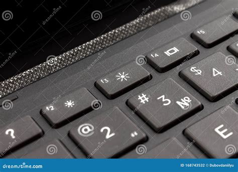 Laptop Computer Keyboard With Backlight Icon Stock Photo Image Of