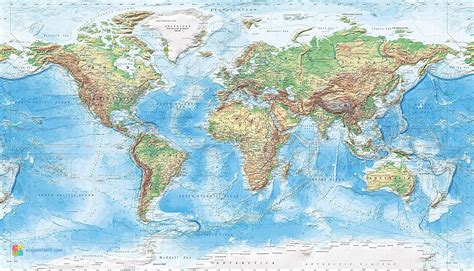 Mapa Mundi Mapa Político Y Mapa Físico