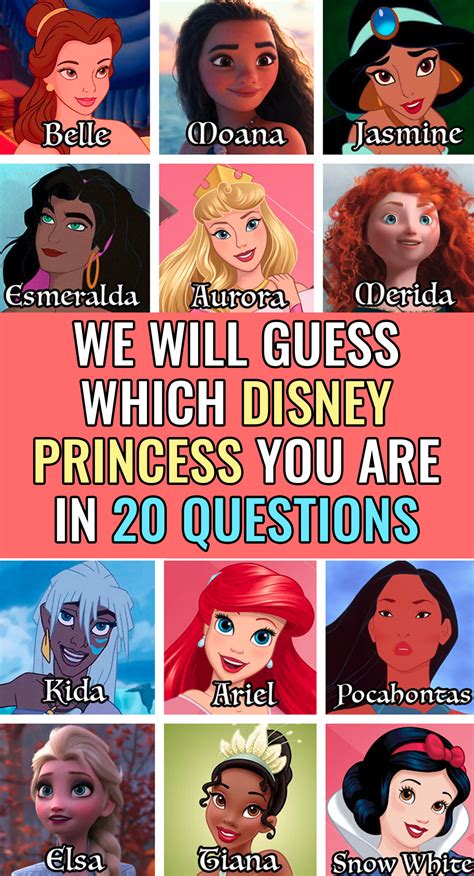 We Will Guess Which Disney Princess You Are In 20 Questions In 2023 Fun Quizzes To Take