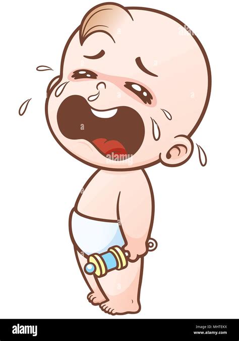 Ilustracion De Bebe Llorando Caricatura Infantil Llorando Bebe Images