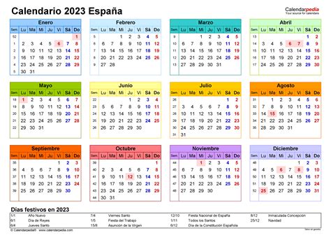 Calendario Del 2023 Laboral In English Imagesee