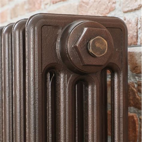 Milano Alice Classic Cast Iron Column Radiator 660mm Tall Antique