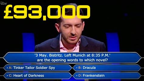 Who Wants To Be A Millionaire Contestant Loses £93k After Audience Error Youtube