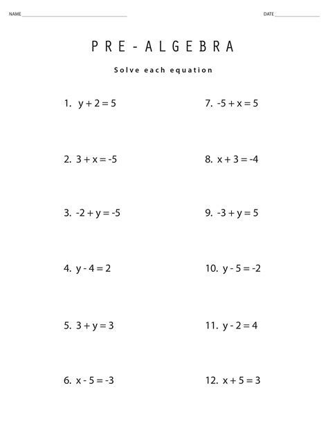 Grab our 8th grade math worksheets to practice expressions and equations, functions, radicals, exponents, similarity, congruence, volume and more. Free Printable 8Th Grade Algebra Worksheets | Free ...