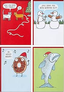 Hallmark Shoebox Funny Boxed Christmas Card Assortment 24 Cards And