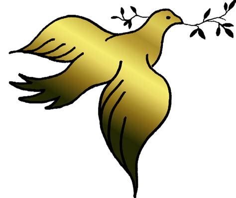 Download High Quality Dove Clipart Gold Transparent Png Images Art