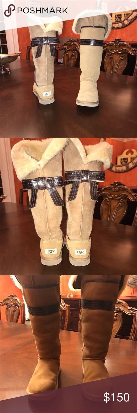 Check spelling or type a new query. Tall leather bow Uggs size 6 | Uggs with bows, Leather ...