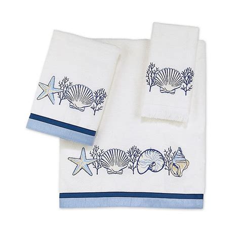 They're soft, absorbent, and surprisingly affordable. Avanti Nassau Bath Towel Collection in White | Bed Bath ...