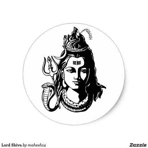 Lord Shiva Classic Round Sticker Au Lord Shiva Hd Images