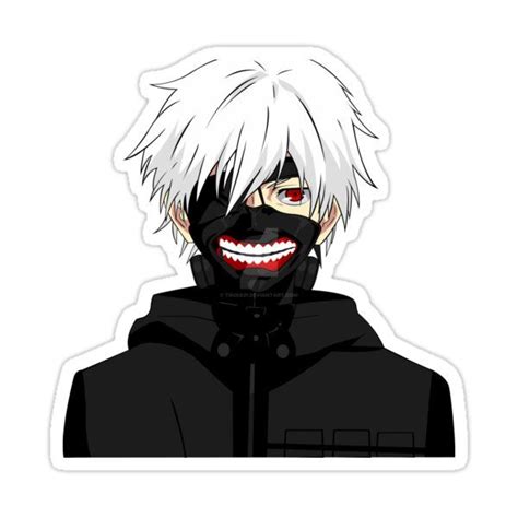 Tokyo Ghoul Sticker By Neeox Autocollants Imprimables Autocollants