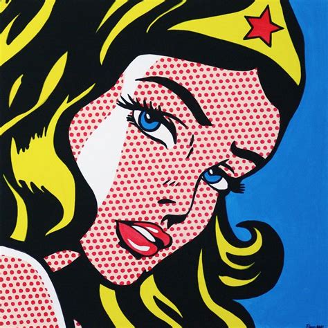 T Tilman Wonder Woman Homage To Roy Lichtenstein Catawiki