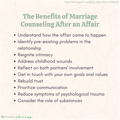 Does Marriage Counseling Help After Infidelity
