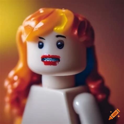 Macro Photography Of A Female Lego Doll