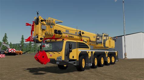 🔴live Testing 🚧 New Big Terex Crane 🚧 Farming Simulator 22 Mods Youtube