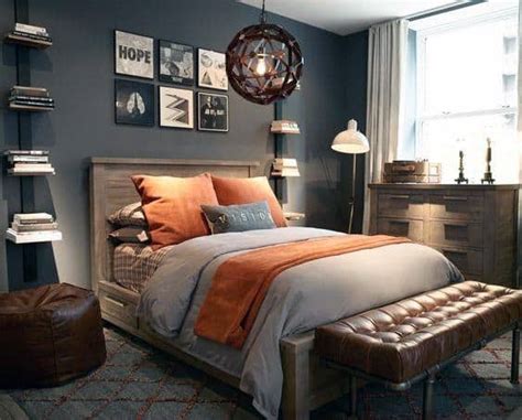This bedroom features industrial decor, including silver. Top 70 Best Teen Boy Bedroom Ideas - Cool Designs For ...