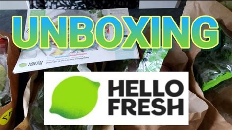 🥰 Unboxing Hello Fresh 🤗 Ma PremiÈre Fois 🥰 Hellofresh Youtube