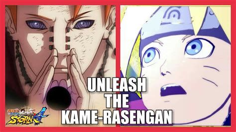 Naruto Storm Father Son In Action Unleash The Kame Rasen Gan