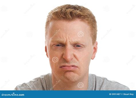 Unhappy Man Portrait Royalty Free Stock Photography Image 5991487