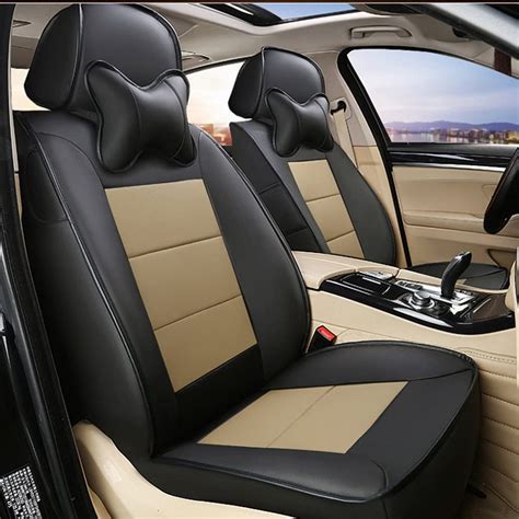 autodecorun genuine leather and leatherette automotive seat covers for toyota land
