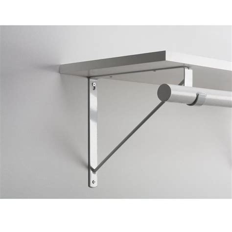 Check spelling or type a new query. Everbilt White Heavy-Duty Shelf Bracket and Rod Support ...